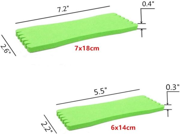 Fishing Leader line Holder Foam Board Snelled Hook Keeper Pack of 10 - Image 2