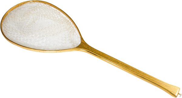 Premium Long Handle Hardwood Fishing Landing Net for Boats, Canoes, Rafts, 40" Overall