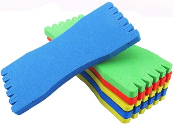 10Pcs Foam Board Fishing Line Holder Snelled Fishing Hook Keeper for Fishing Line Leader Organizer Storage Accessories