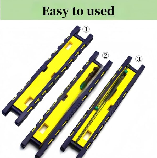 5PCS Fishing Hook Holder Fishing Leader Line Board Organizer for Storing Fishing Line Rigs Holder， with Tackle Box - Image 2