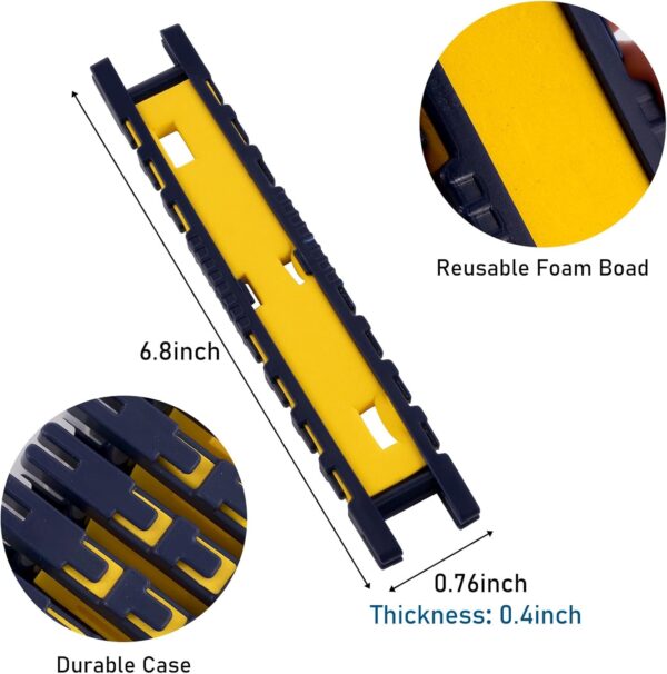 Fishing Snelled Hook Holder for Leader Line Rig Foam Board Snell Organizer with Tackle Box - Image 2