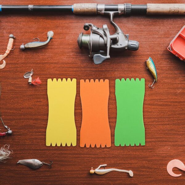 10pcs Fishing Line Board Spool Sponge Wrapped Wire Winding Board for Organizing Hooks and Leaders Lightweight and Quick Dry Random Colors - Image 2